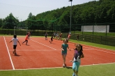 Futsal playground with artificial grass